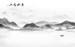 高档 最新款山水画 TiF分层