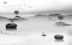 沙发 最新款山水画 TiF分层