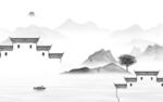 爆款 最新款山水画 TiF分层