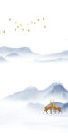 爆款 风景玄关山水 tIf分层