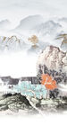 高清 风景玄关山水 tIf分层
