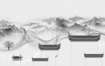 大气 客厅爆款山水 tif分层