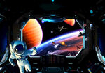 宇宙空间站宇航员
