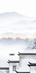 简约 人气玄关山水 TiF分层
