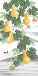 五福临门玄关