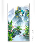 轻奢山水装饰画