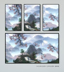 水墨山水画