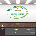 校园学校文明宿舍公约展板文化墙