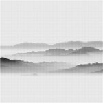 手绘山