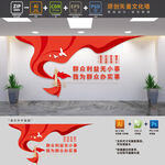 社区便民服务中心文化墙