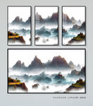水墨山水画