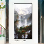 抽象山水画