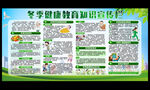 冬季健康教育知识宣传栏