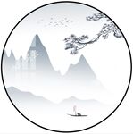 新中式山水画