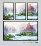 水墨山水画