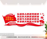 伟大建党精神党建文化墙