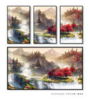 山水背景