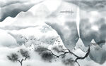 水墨画 
