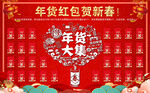 年货红包墙