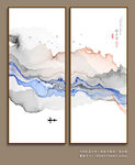 中国风山水画