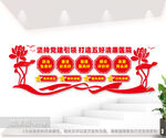 打造五好清廉医院宣传文化墙图片
