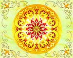 欧式立体花纹