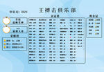 蓝色背景俱乐部图