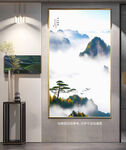 玄关山水画