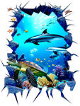 海底世界立体画