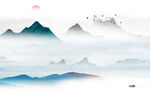 爆款 意境山水新画 TIF分层
