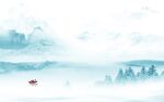 高清 高档山水墙画 Tif分层