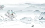 新款 新高端山水画 tIF分层