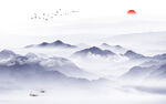 高端 意境人气山水 tif分层