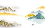 人气 中式新款山水 tIf分层
