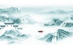 现代 高档背景山水 TIf分层