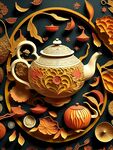 茶壶插画