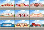 大舞台墙绘