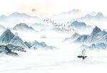 水墨山水