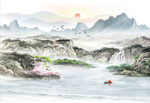 水墨山水