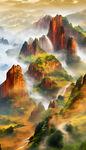 山水风景画