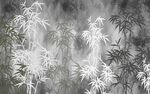 新中式竹子电视背景墙