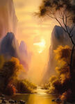 晚霞