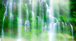 瀑布风景画