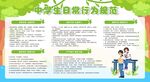中学生日常行为规范展板