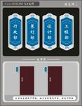 科室牌设计