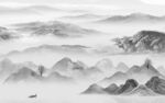 清晰 高端灰色山水 TiF分层