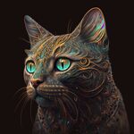 创意猫脸