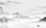 意境 灰色新画山水 tIf分层