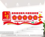 廉洁校园建设文化墙图片