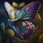 美丽的蝴蝶翅膀